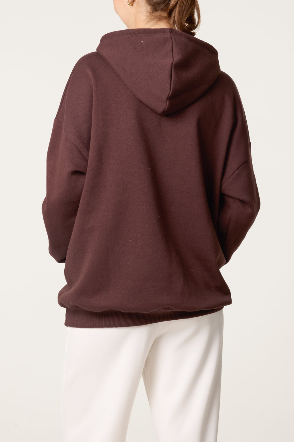 Weekend Club Cotton Blend Oversized Hoodie