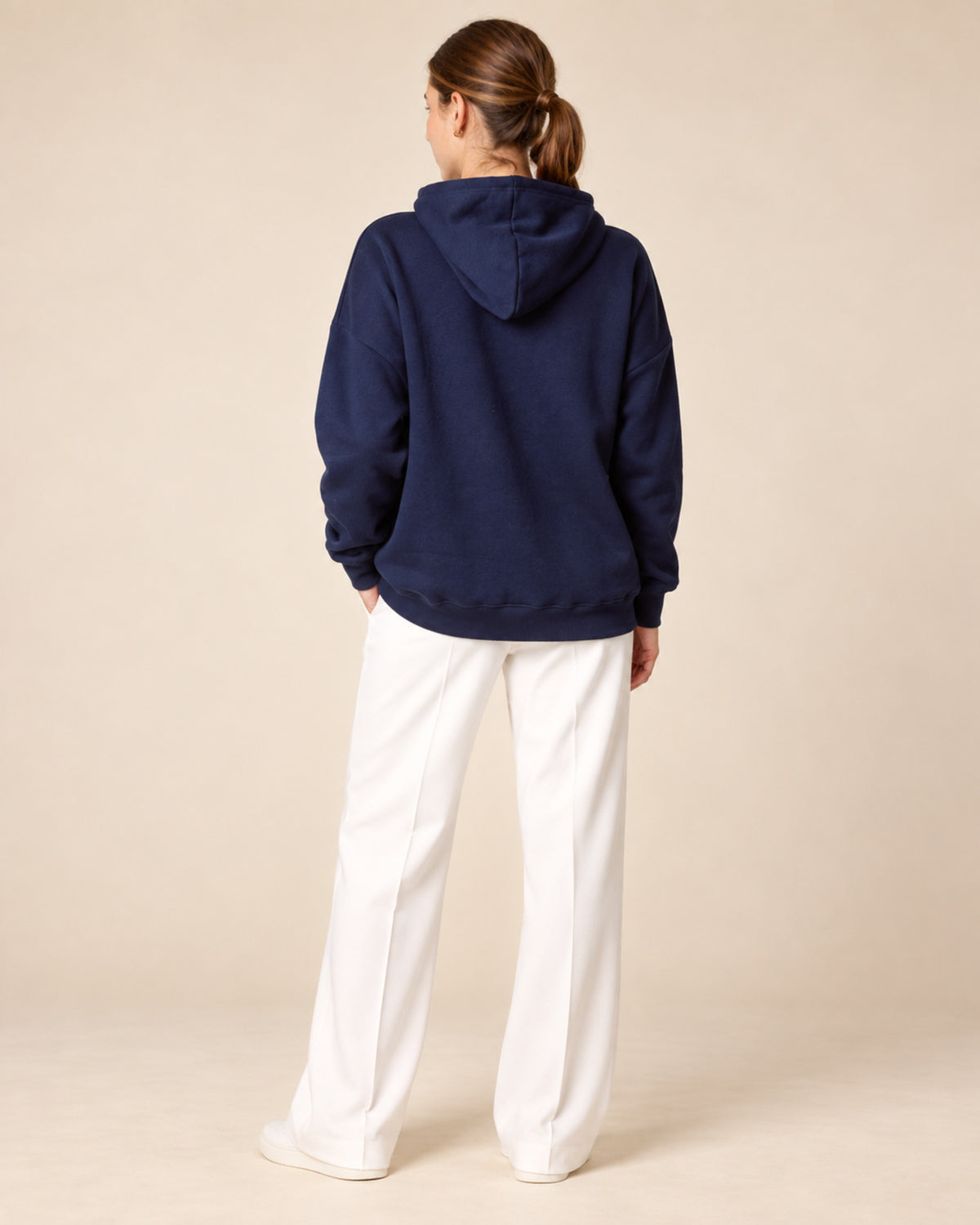Weekend Club Cotton Blend Oversized Hoodie