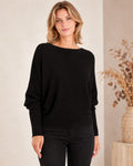 Batwing Ribbed One Size Jumper