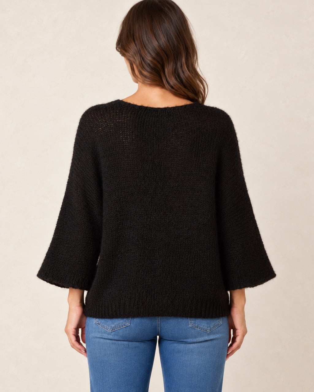 Wool Blend Cosy Knitted Jumper