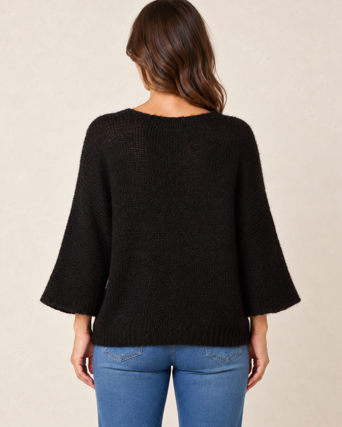 Wool Blend Cosy Knitted Jumper