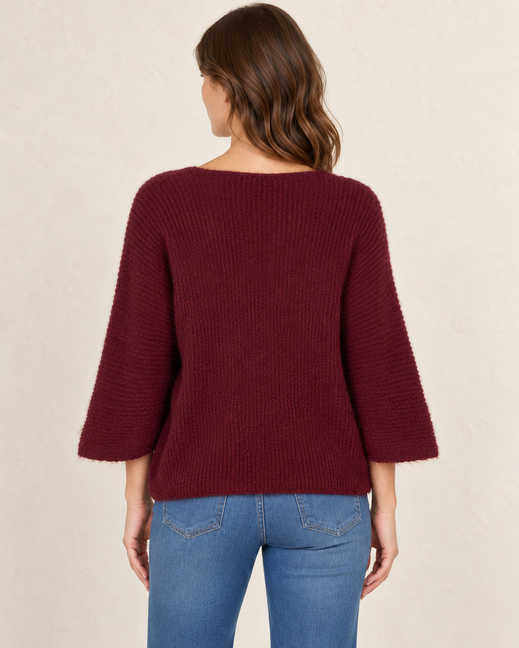 Wool Blend Cosy Knitted Jumper