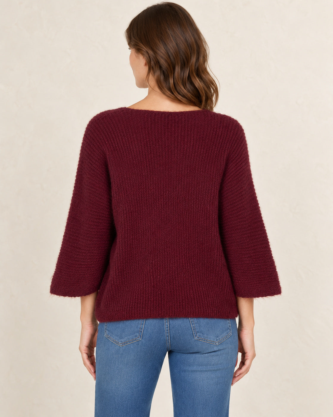 Wool Blend Cosy Knitted Jumper