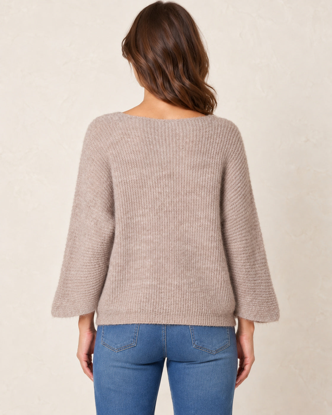 Wool Blend Cosy Knitted Jumper