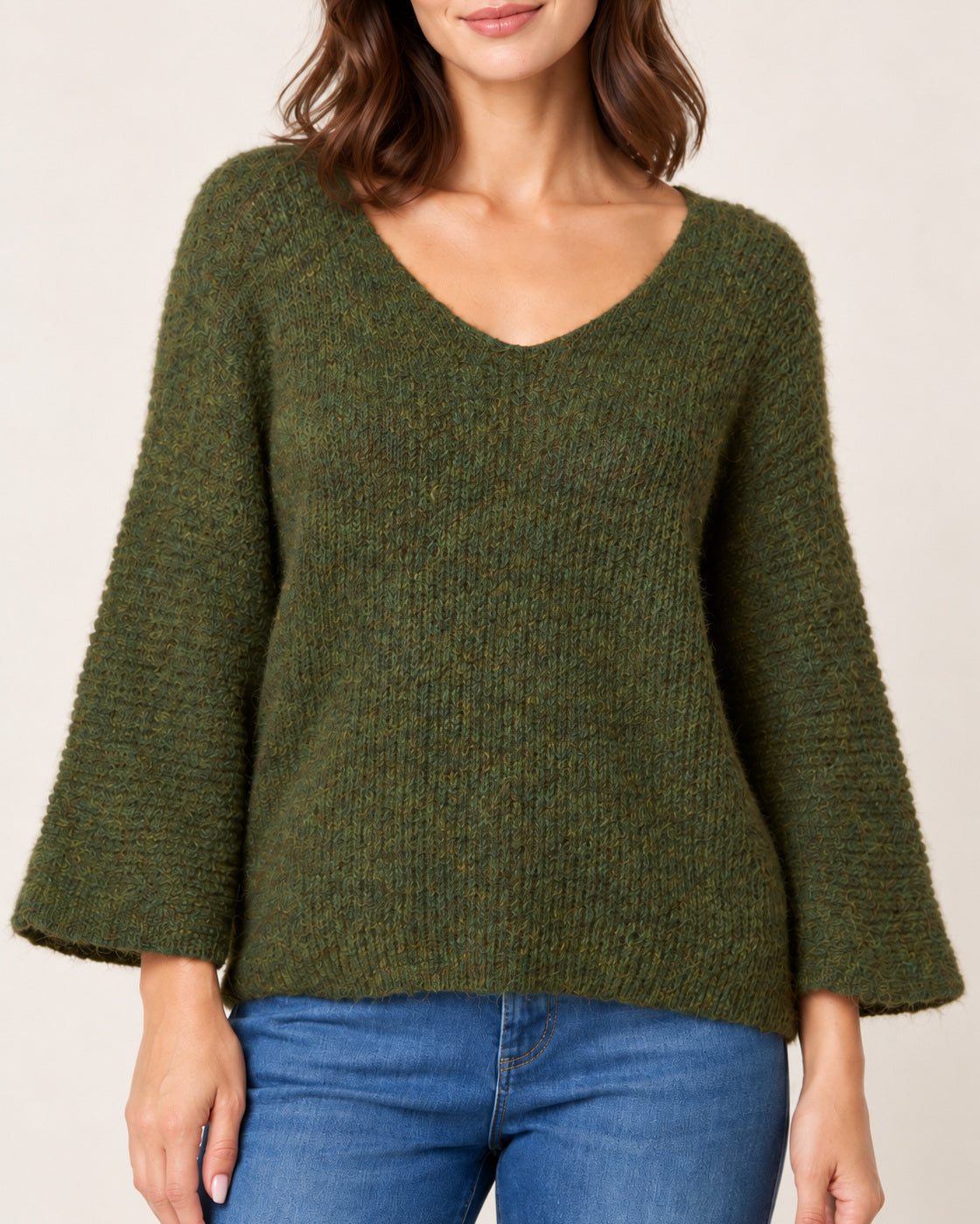 Wool Blend Cosy Knitted Jumper
