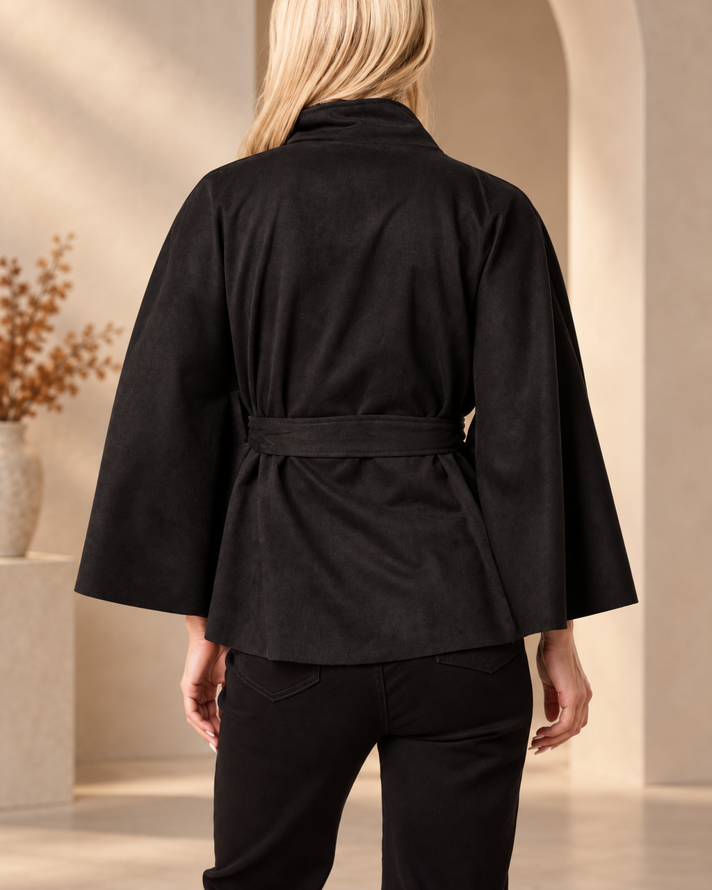 Women’s Short Kimono Inspired Coat