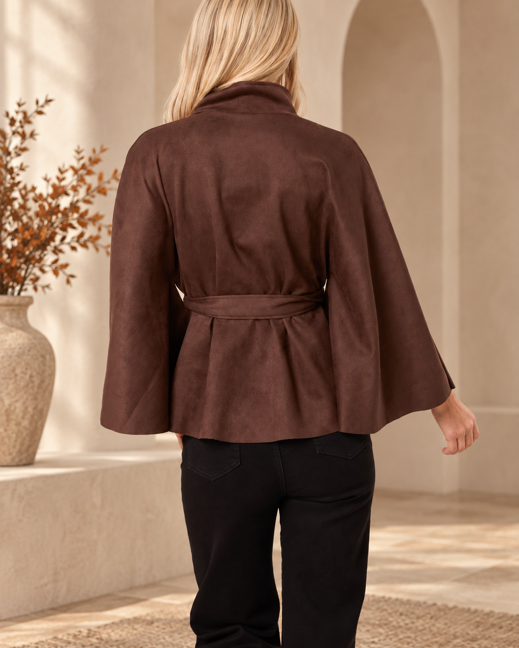 Women’s Short Kimono Inspired Coat