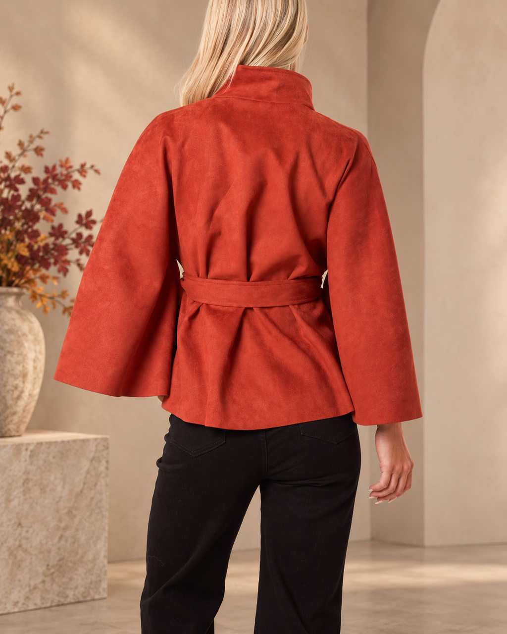 Women’s Short Kimono Inspired Coat