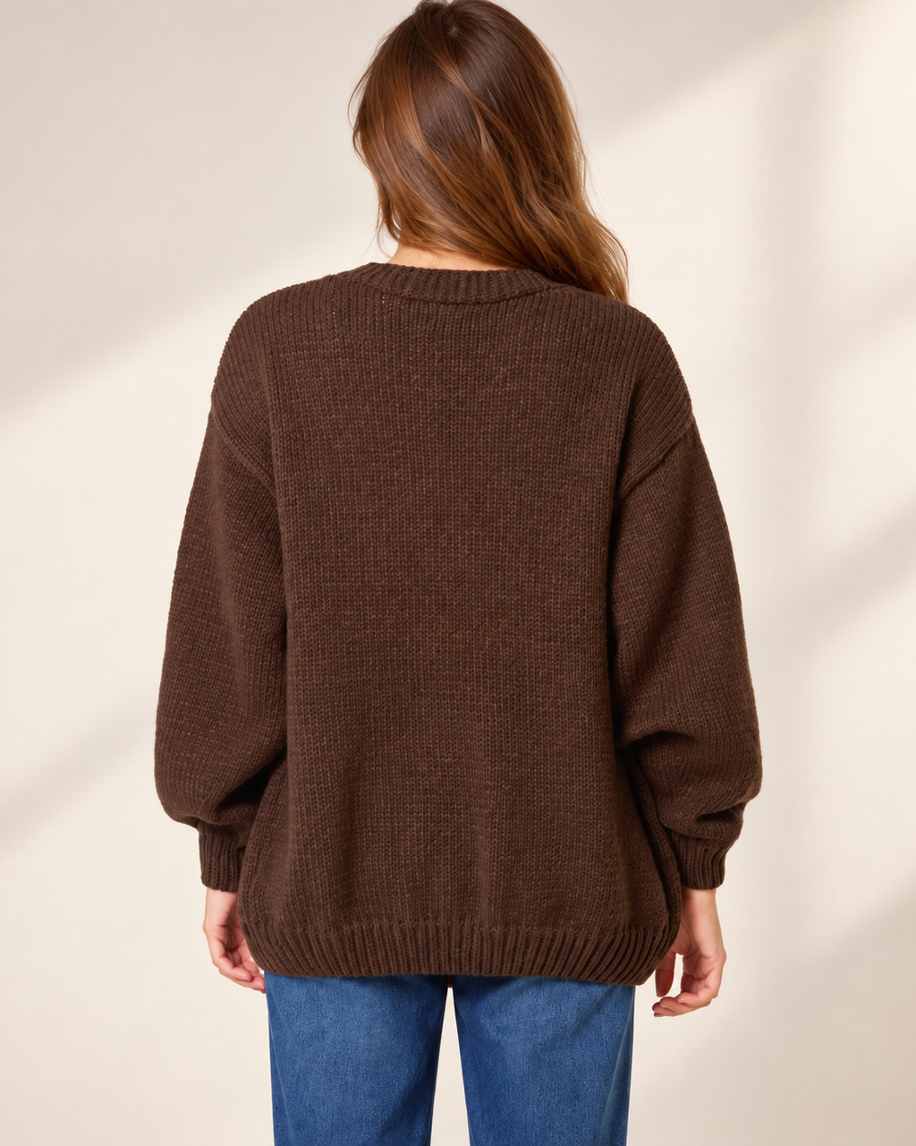 Mushroom Embroidered Knit Cardigan