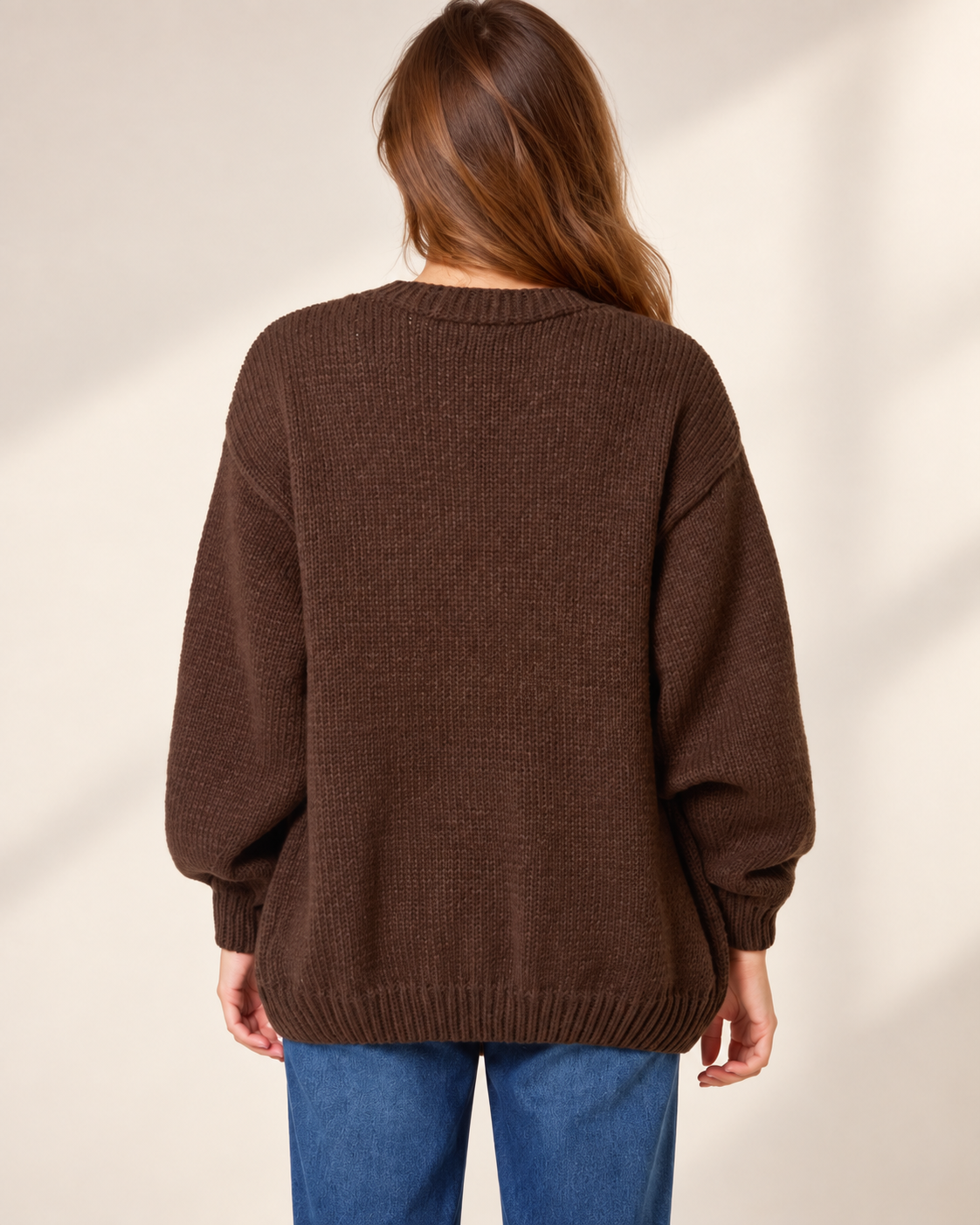 Mushroom Embroidered Knit Cardigan